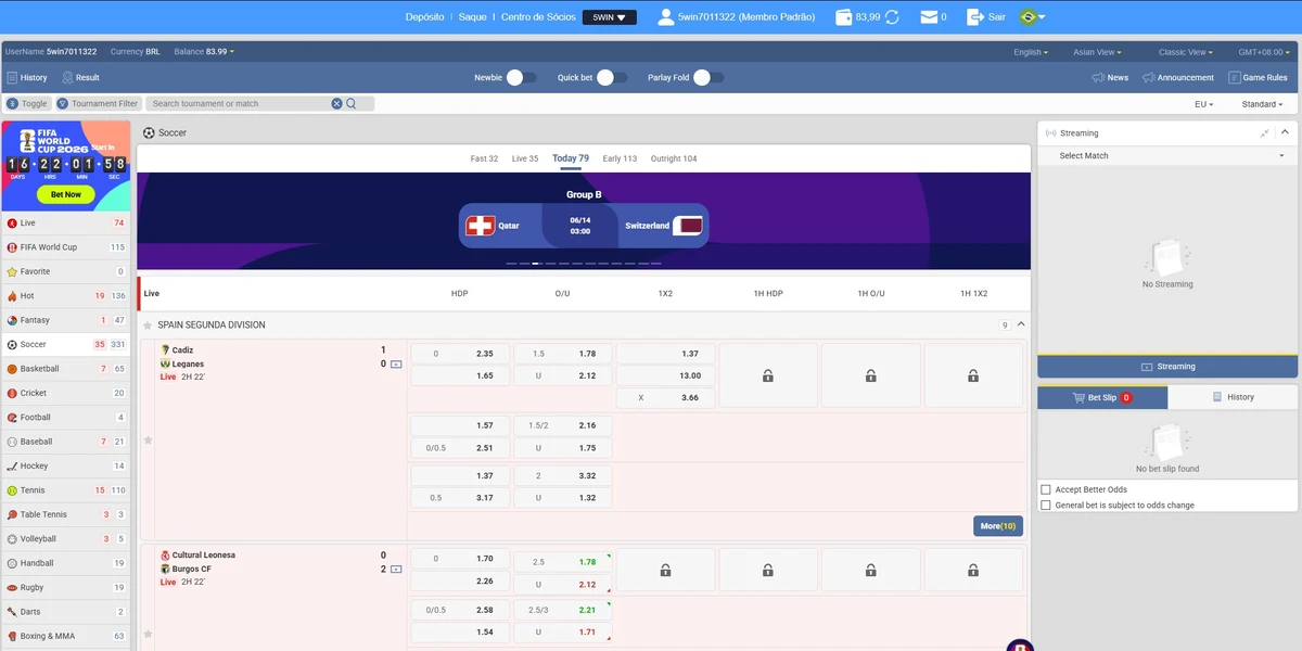 5win Bet parceiro United Gaming: NBA, MLB e NFL com cobertura forte de ligas norte-americanas e asiáticas